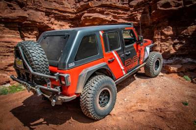 DV8 Offroad - Body Mounted Pre-Runner Style Tire Carrier Wrangler JL 18-Present - Image 2