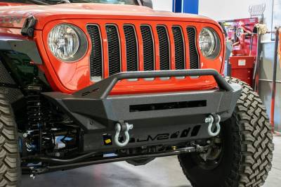 DV8 Offroad - Jeep JL Stubby Front Bumper with Bull Bar 18-Jeep Wrangler JL - Image 2