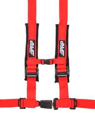 PRP Safety - PRP 4.2 Harness Safety Belt - Red 2", 4 Point Assembly - Image 1