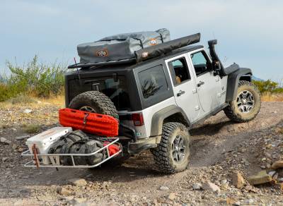 PakMule Cargo Carriers - PakMule Ridgeline 57" Wide High Clearance Aluminum Cargo Hitch Rack - Image 4