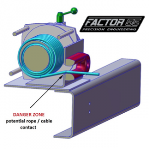 Factor 55 - Factor 55 1.0 Aluminum Hawse Fairlead for Synthetic Rope - Image 3