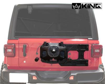 King 4WD - Baumer Heavy Duty Tire Carrier - Wrangler JK 2007-2018 - Image 2