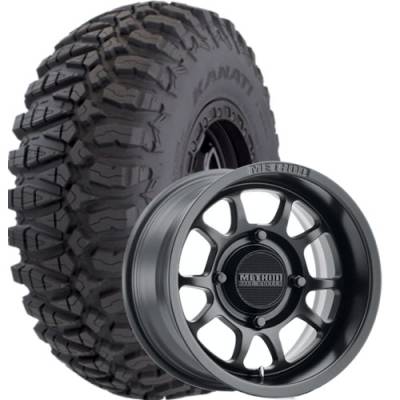 Kanati Tire - 32x9.50R15 Kanati Terra Master UTV on 15x7 Method 409 Black - Image 2