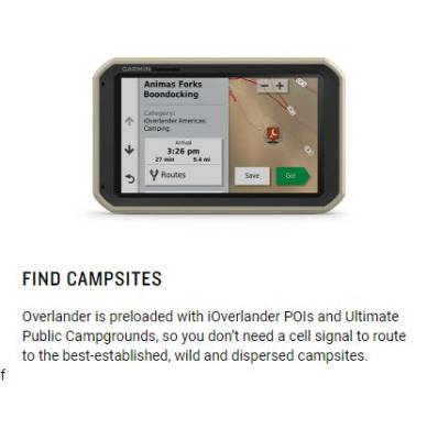 Garmin - Garmin Overlander All-Terrain GPS Navigator - Image 6