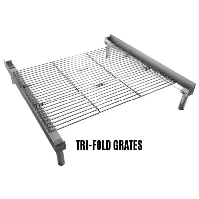 Fireside Outdoor - Fireside Outdoor Pop-Up Fire Pit Tri-Fold Grill Grate - Image 5
