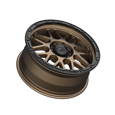 XD SERIES WHEELS - 20 x 9 XD  GRENADE OR MATTE BRONZE W/ MATTE BLACK LIP - 6X4.5 - 5.71" BS - Image 3