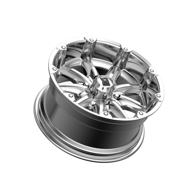 XD SERIES WHEELS - 18 x 9 XD  BADLANDS CHROME - 6X5.5 - 4.53" BS - Image 3