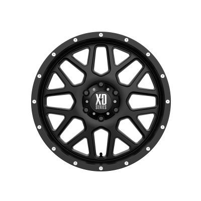 XD SERIES WHEELS - 20 x 9 XD  GRENADE SATIN BLACK - 6X120 - 5.71" BS - Image 4