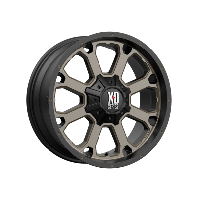 XD SERIES WHEELS - 20 x 9 XD  BUCK 25 MATTE BLACK W/ DARK TINT - 6X135 - 6.18" BS - Image 2