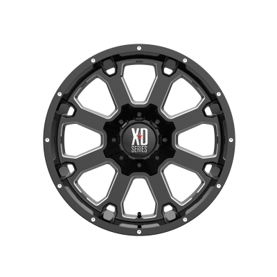 XD SERIES WHEELS - 20 x 9 XD  BUCK 25 GLOSS BLACK MILLED - 6X135/5.5 - 5" BS - Image 4
