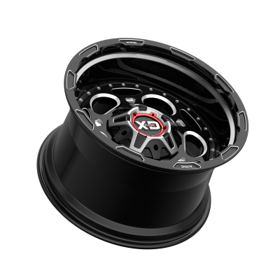 XD SERIES WHEELS - 20 x 12 XD  DEMODOG GLOSS BLACK MILLED - 6X135/5.5 - 4.77" BS - Image 3