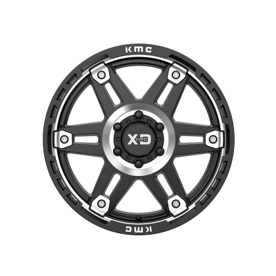 XD SERIES WHEELS - 20 x 9 XD  SPY II GLOSS BLACK MACHINED - 6X120 - 5.71" BS - Image 4