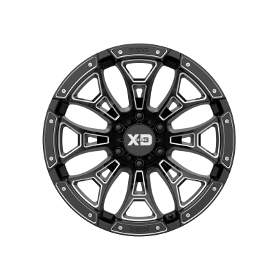 XD SERIES WHEELS - 20 x 10 XD  BONEYARD GLOSS BLACK MILLED - 6X5.5 - 4.79" BS - Image 4