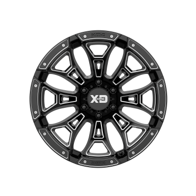 XD SERIES WHEELS - 20 x 12 XD  BONEYARD GLOSS BLACK MILLED - 6X5.5 - 4.77" BS - Image 4