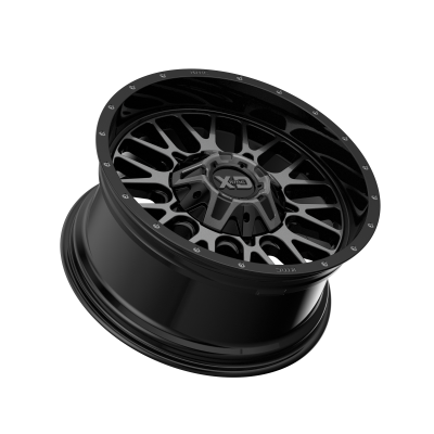 XD SERIES WHEELS - 20 x 10 XD  SNARE GLOSS BLACK W/ GRAY TINT - 6X135/5.5 - 4.79" BS - Image 3