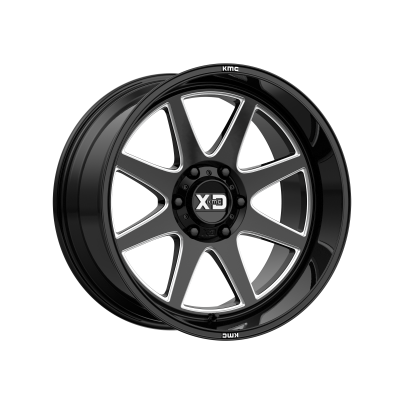 XD SERIES WHEELS - 20 x 10 XD  PIKE GLOSS BLACK MILLED - 6X135 - 4.79" BS - Image 2