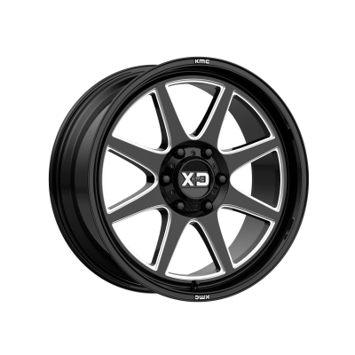 XD SERIES WHEELS - 20 x 9 XD  PIKE GLOSS BLACK MILLED - 6X135 - 5.71" BS - Image 2