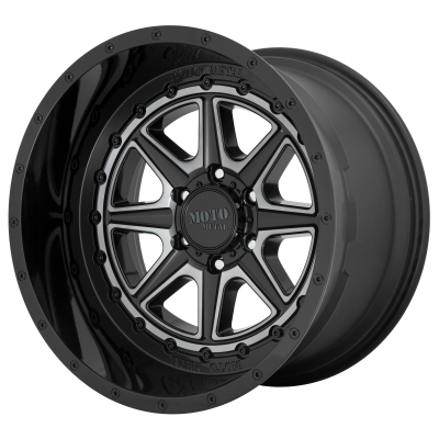 MOTO METAL - 20 x 10 MM PHANTOM GLOSS BLACK W/ GRAY TINT - 5X5.0 - Image 1