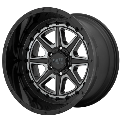 MOTO METAL - 20 x 10 MM PHANTOM GLOSS BLACK W/ GRAY TINT - 5X5.0 - Image 3