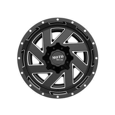 MOTO METAL - 20 x 12 MM MELEE GLOSS BLACK MILLED - 6X135/5.5 - Image 4