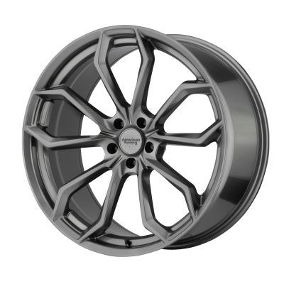 American Racing - 22 x 10.5 AR932 SPLITTER Graphite 5X115 - 6.73" BS - Image 1
