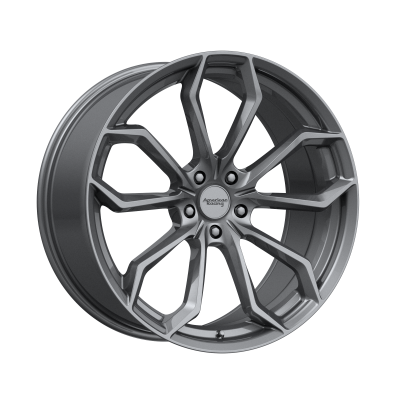 American Racing - 22 x 10.5 AR932 SPLITTER Graphite 5X115 - 6.73" BS - Image 2
