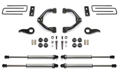 Fabtech - Fabtech K1181DL Uniball UCA Lift System w/Shocks - 2020>GM 3500 - Image 1