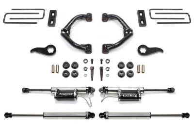 Fabtech - Fabtech K1182DL Uniball UCA Lift System w/Shocks - 2020>GM 3500 - Image 1