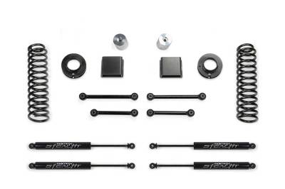 Fabtech - Fabtech K4160M 3" Sport Lift System w/Stealth Shocks - Jeep Gladiator - Image 1