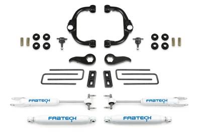 Fabtech - Fabtech K1179 Ball Joint UCA Lift System w/Shocks - 2020>GM 3500 - Image 1