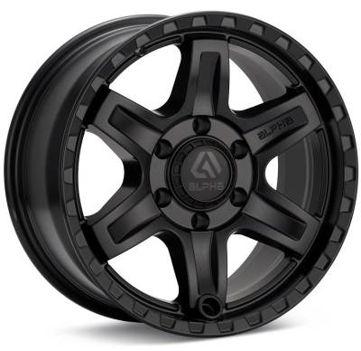 ALPHAequipt Wheel - 17X8.5 5X127 +0 MATTE BLACK  DELTA - Image 1
