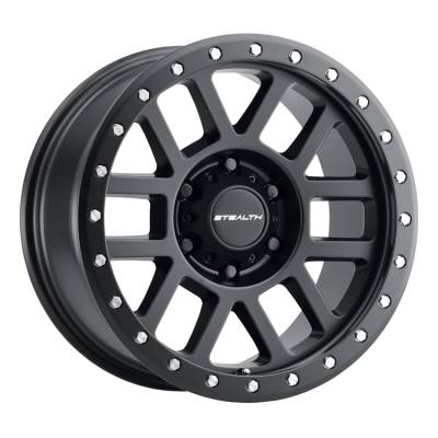 Desert Rattler Wheels - 17X8.5 Stealth 772  Mesh Beadlock 5X5.0 - 4.75"BS - Image 2