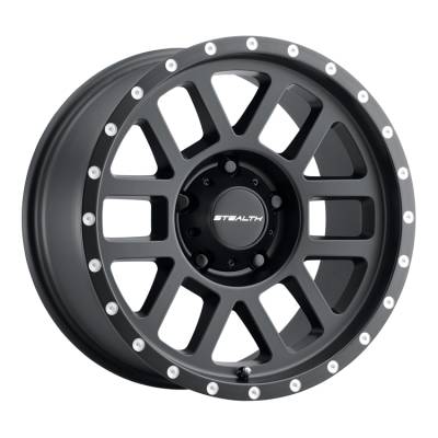 Desert Rattler Wheels - 17X8.5 Stealth 772  Mesh 5X5.0 - 4.75"BS - Image 2