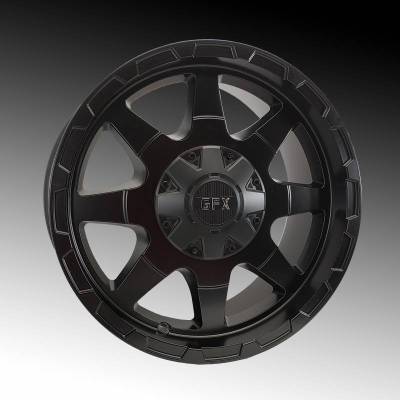 Desert Rattler Wheels - 17X9 Desert Rattler Moab TR-12 Black 5-5.0/5-4.5 - Image 3