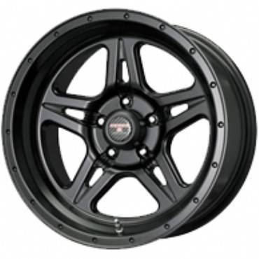 Desert Rattler Wheels - 17X9 Desert Rattler Moab-STR 6 - Satin Black - 6x5.5 - Image 1