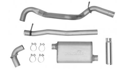 Dynomax - Dynomax 39446 Ultra Flo Cat-Back Exhaust System - Jeep Wrangler JK 2 Door 2007-2011 - Image 2