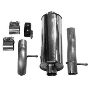 Dynomax - Dynomax 39516 Ultra Flo EVCOMP Cat-Back Exhaust System - Jeep Wrangler JK 4 Door 2007-2011 - Image 2