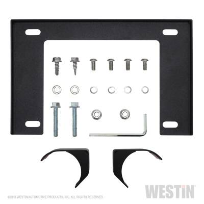 Westin - Westin 58-60055 Outlaw Bumper License Plate Mount - Image 1