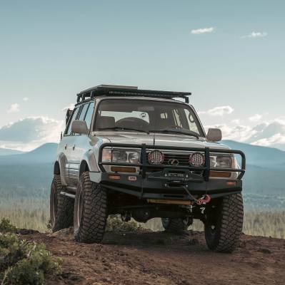 ARB 4x4 Accessories - ARB 4x4 Accessories 3411050 Front Deluxe Bull Bar Winch Mount Bumper - Image 6