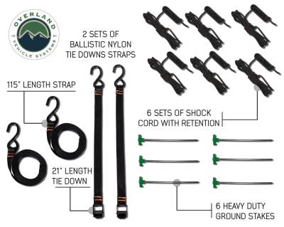 Overland Vehicle Systems - Discovery Rack Mid Size Truck Application Box 1 (50"and 60" Bars.  Front Accessory Plate) - Image 14