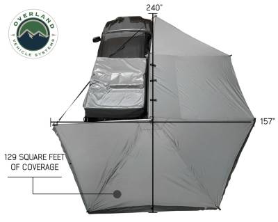 Overland Vehicle Systems - Discovery Rack with Side Cargo Plates, With Front Cargo Tray System Kit Full Size Truck Short Bed Application - Image 5