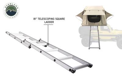 Overland Vehicle Systems - OVS TMBK 3 Roof Top Tent - Tan Base With Green Rain Fly - Image 7