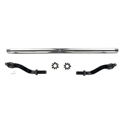 Apex Chassis - Apex Chassis Jeep JL / JT  2.5 Ton Extreme Duty Tie Rod Assembly in Polished Aluminum Fits 18-24 Jeep Wrangler 19-24 Gladiator Fits a Dana 30 - Image 1