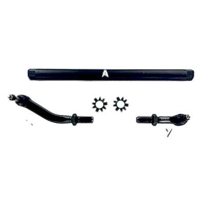 Apex Chassis - Apex Chassis Jeep JL / JT  2.5 Ton Extreme Duty No Flip Drag Link Assembly in Black Aluminum Fits 18-24 Jeep Wrangler 19-24 Gladiator Fits a - Image 1