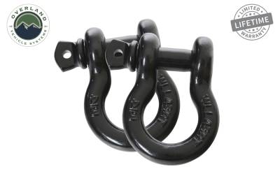 Overland Vehicle Systems - OVS Recovery Recovery Shackle 3/4" 4.75 Ton Black - Sold In Pairs - Image 5