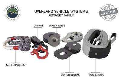 Overland Vehicle Systems - OVS Recovery Recovery Shackle 3/4" 4.75 Ton Black - Sold In Pairs - Image 6