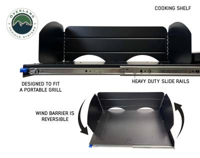 Overland Vehicle Systems - CP Duty Glamping Cargo Box With Slide Out Sink, Cooking Shelve and Slide Out Work Station - Image 3