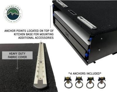 Overland Vehicle Systems - CP Duty Glamping Cargo Box With Slide Out Sink, Cooking Shelve and Slide Out Work Station - Image 9