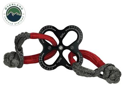 Overland Vehicle Systems - OVS Recovery R.D.L. 8" Recovery Distribution Link 45,000 lb. Black and (2) 5/8" Soft Shackles - Image 2