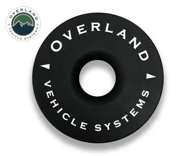Overland Vehicle Systems - OVS Recovery Recovery Ring 6.25" 45,000 lb. Black With Storage Bag - Image 2